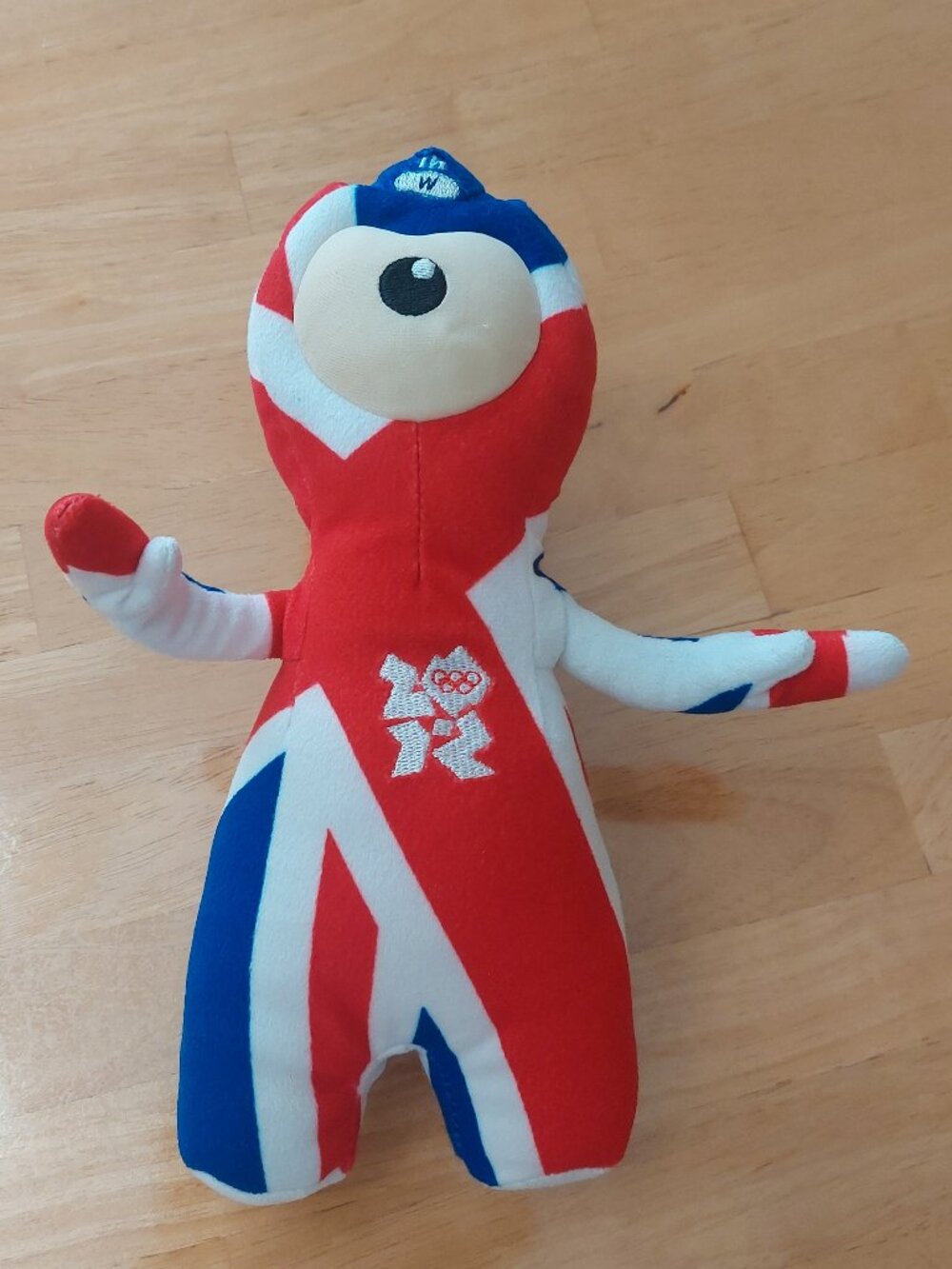 Official London 2012 Olympic Union Jack Wenlock Mascot Plush Toy